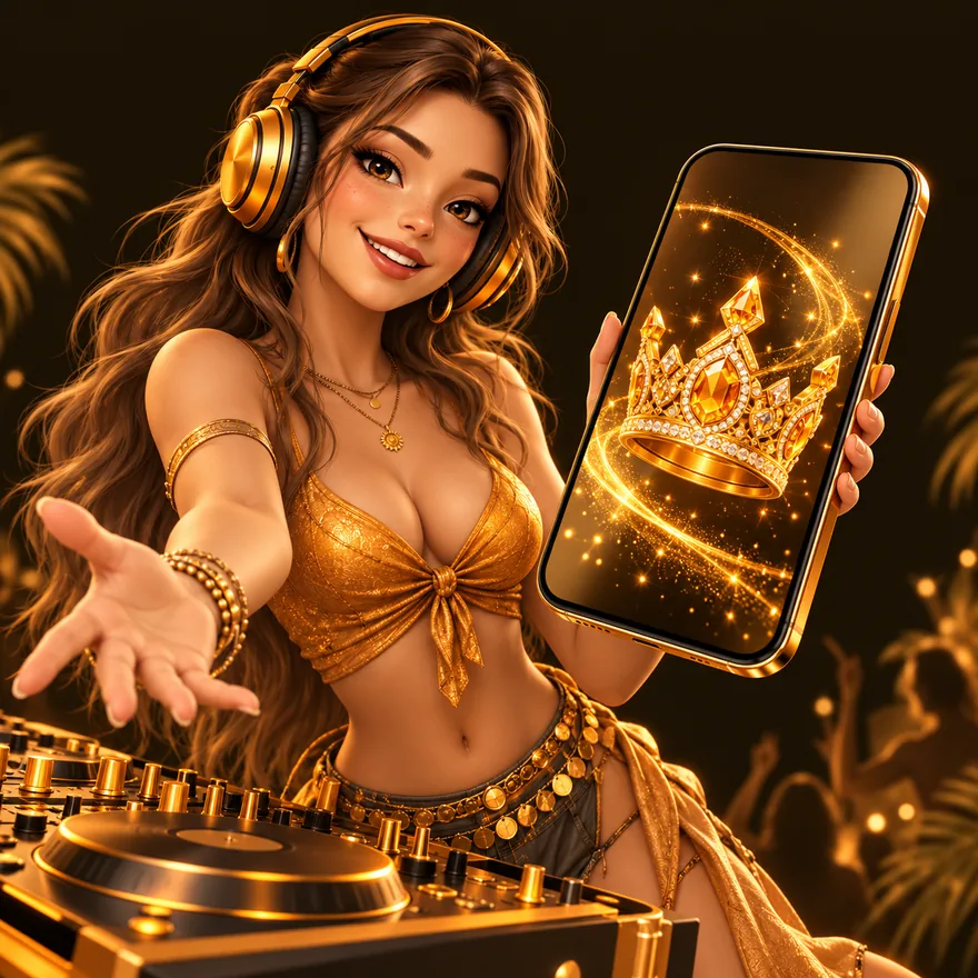 Smartphone with crown — Lucky Vibe