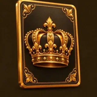 Royal crown card — Lucky Vibe