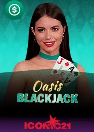 Oasis Blackjack live game cover