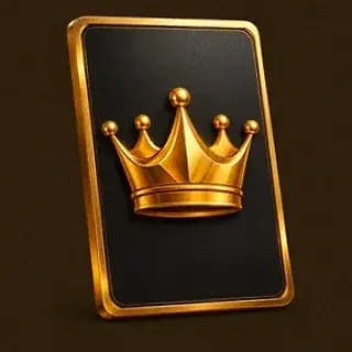 Crowned casino card — Lucky Vibe