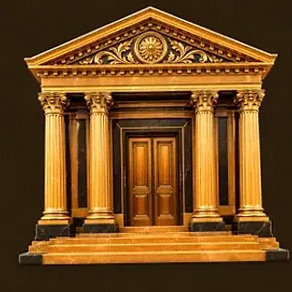 Classical bank building — Lucky Vibe