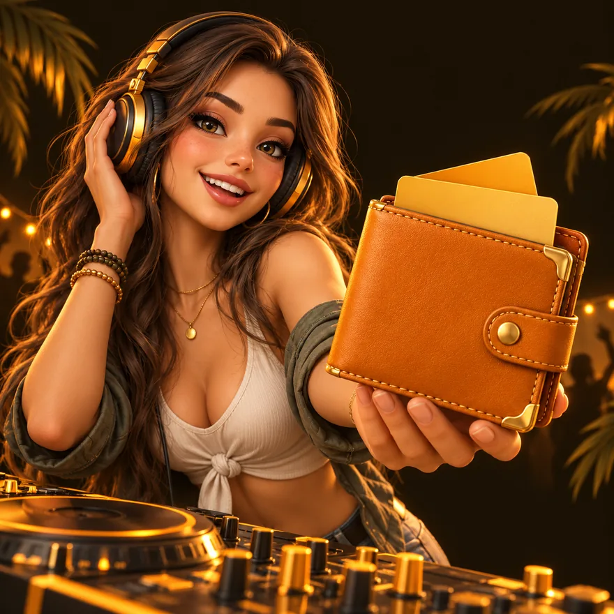 Leather wallet — Lucky Vibe