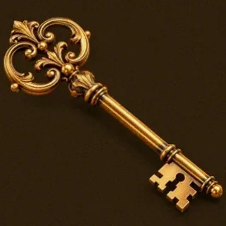 Ornate antique key — Lucky Vibe