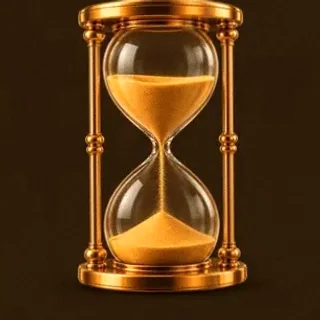 Ornate hourglass — Lucky Vibe